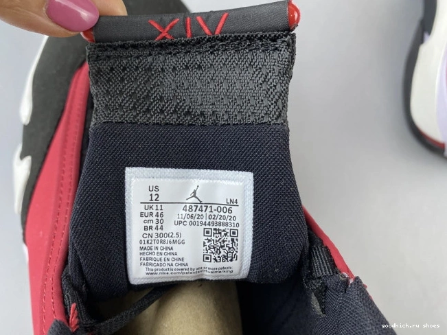 JORDAN RETRO 487471-006 14 AIR RED GYM TORO 0809